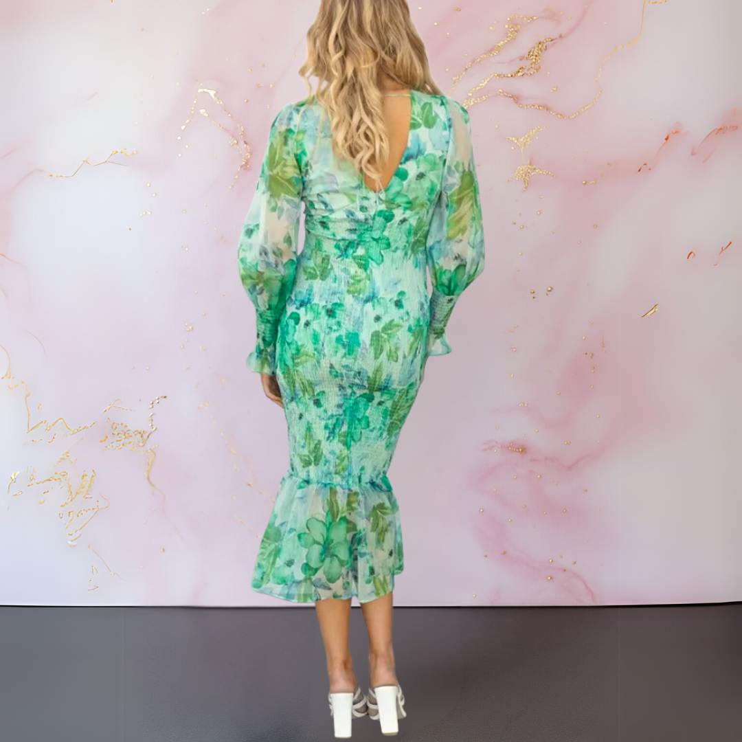 Sophia Elegant Floral Dress
