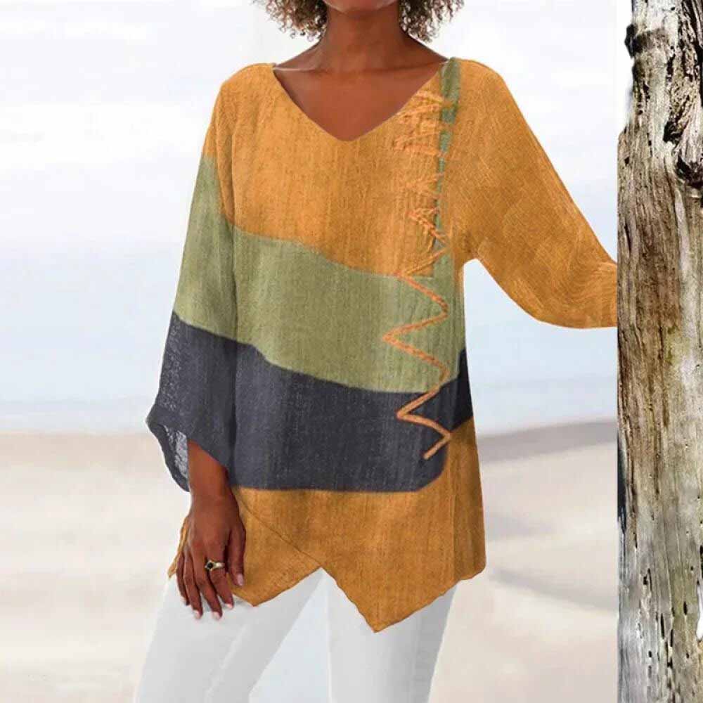 Tori Stylish V-Neck Top