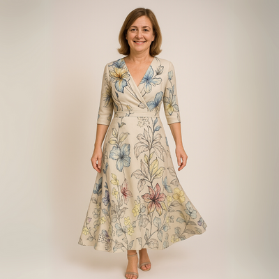 Emily - Luxe Bloemen Jurk