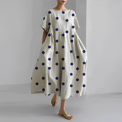 Daisy Retro Big Swing Loose Maxi Dress