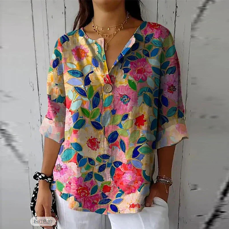 Meredith Chic Floral Blouse