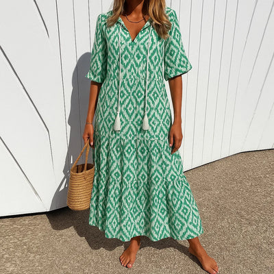 Sarah Boho Tummy Coverage Dress