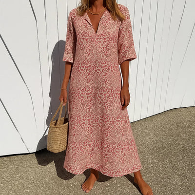 Sarah Boho Tummy Coverage Dress