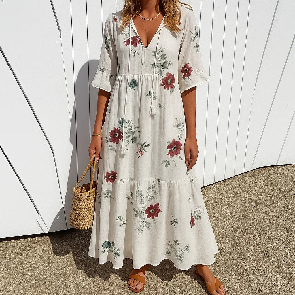 Sarah Boho Tummy Coverage Dress