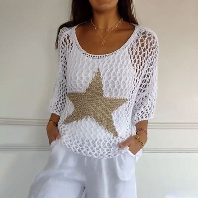 Dianna Starry Knit Top